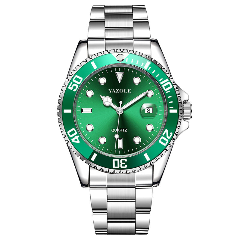 Rolex Luxury Watches for Men Big Face Stainless Steel Business Dress Analog Quartz Watch with Day Waterproof Luminous Mens Wrist Watch