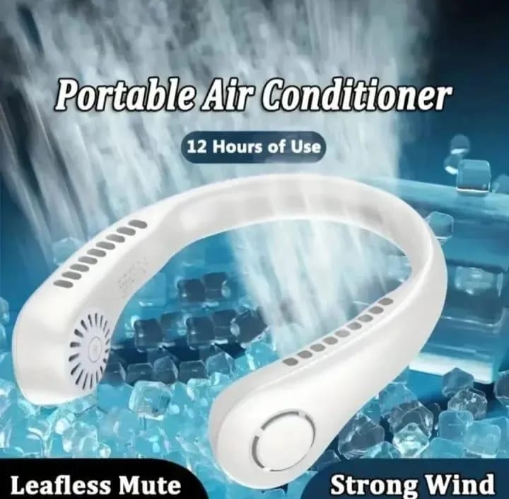 Portable Neck Fan USV Recharge Strong Wind 12H