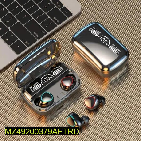 M10 TWS Earbuds | High‑Bass Wireless Earbuds with Case