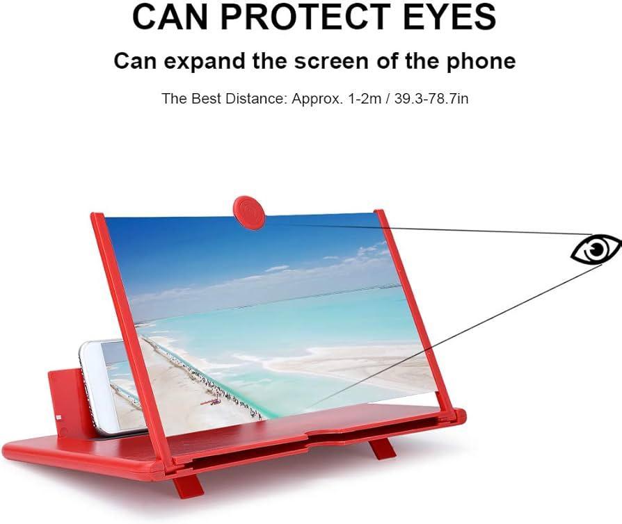 Portable  HD Screen Magnifier Multicolor for Phone