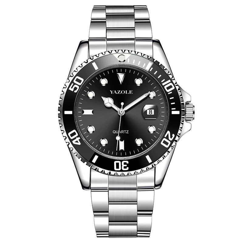 Rolex Luxury Watches for Men Big Face Stainless Steel Business Dress Analog Quartz Watch with Day Waterproof Luminous Mens Wrist Watch